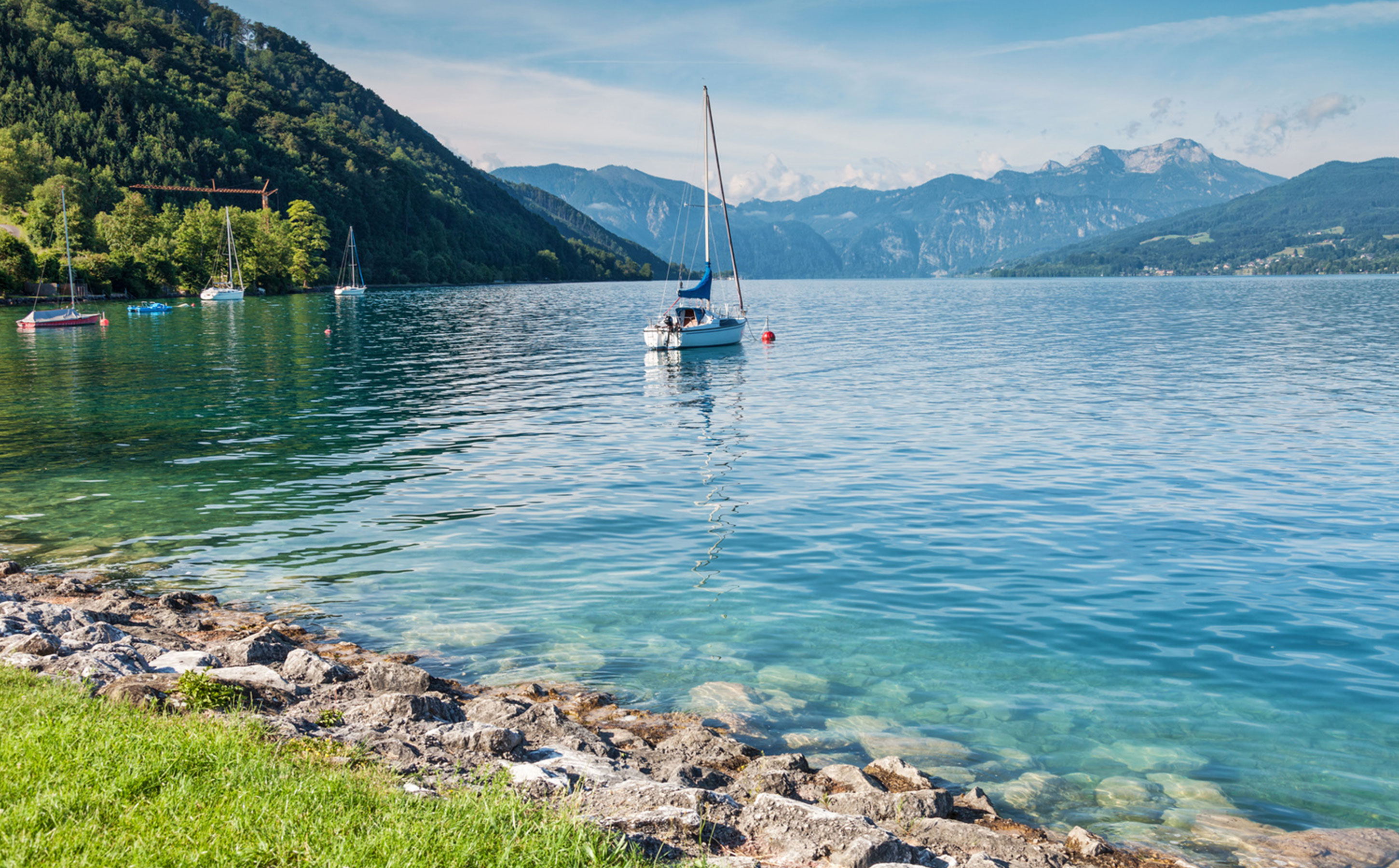 ... glasklares Wasser genießen